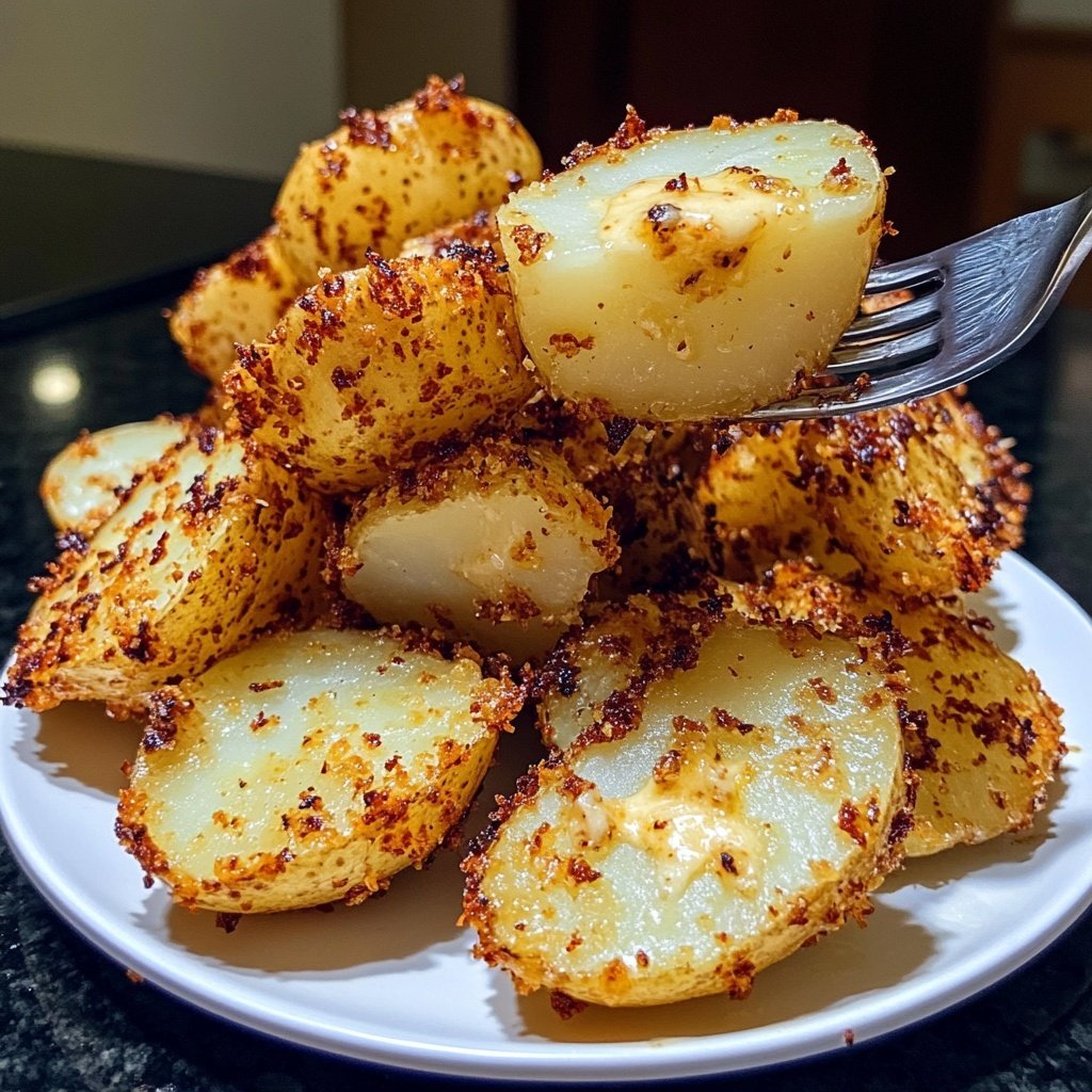 Knoblauch-Butter-Röstkartoffeln