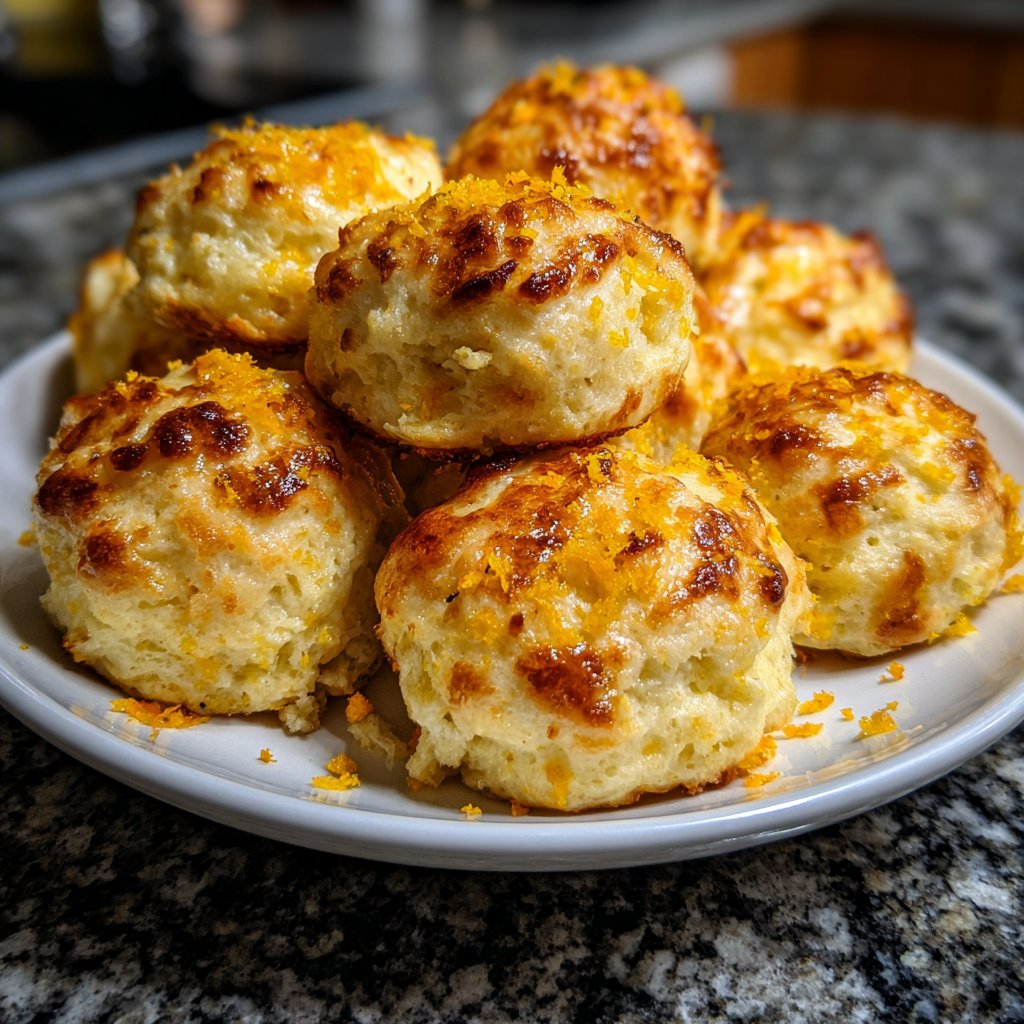 Quarkbällchen mit Orangenabrieb