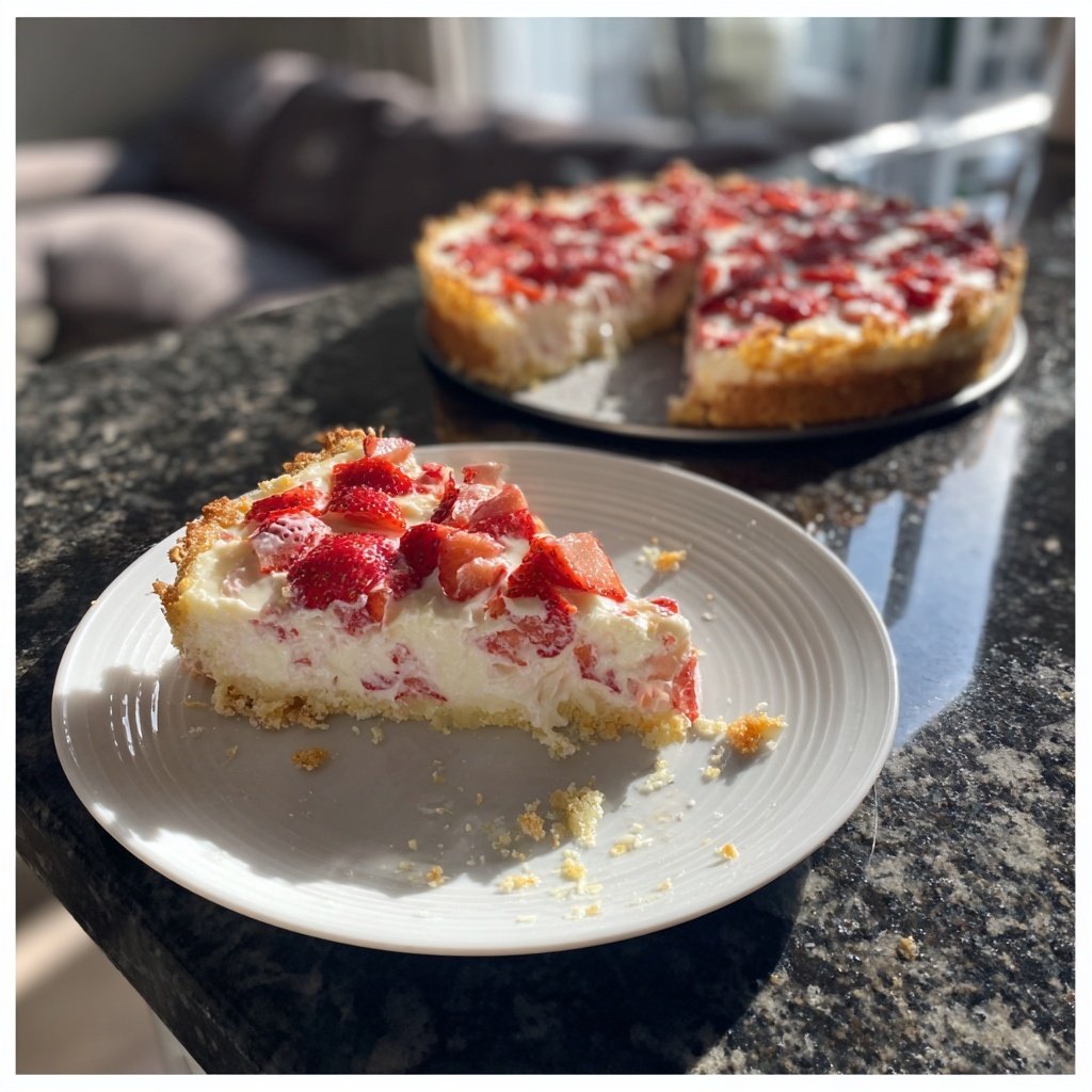 Erdbeer Joghurt Blechkuchen