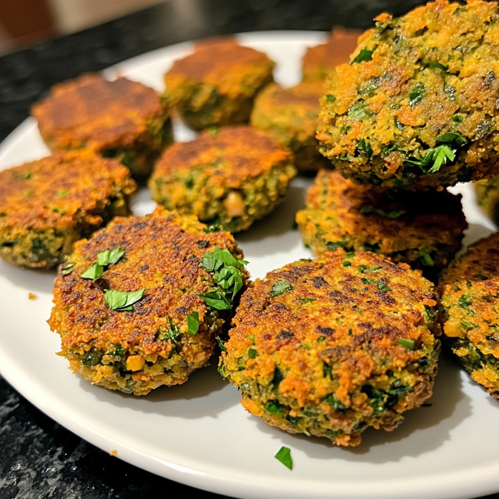 Falafel mit Petersilie