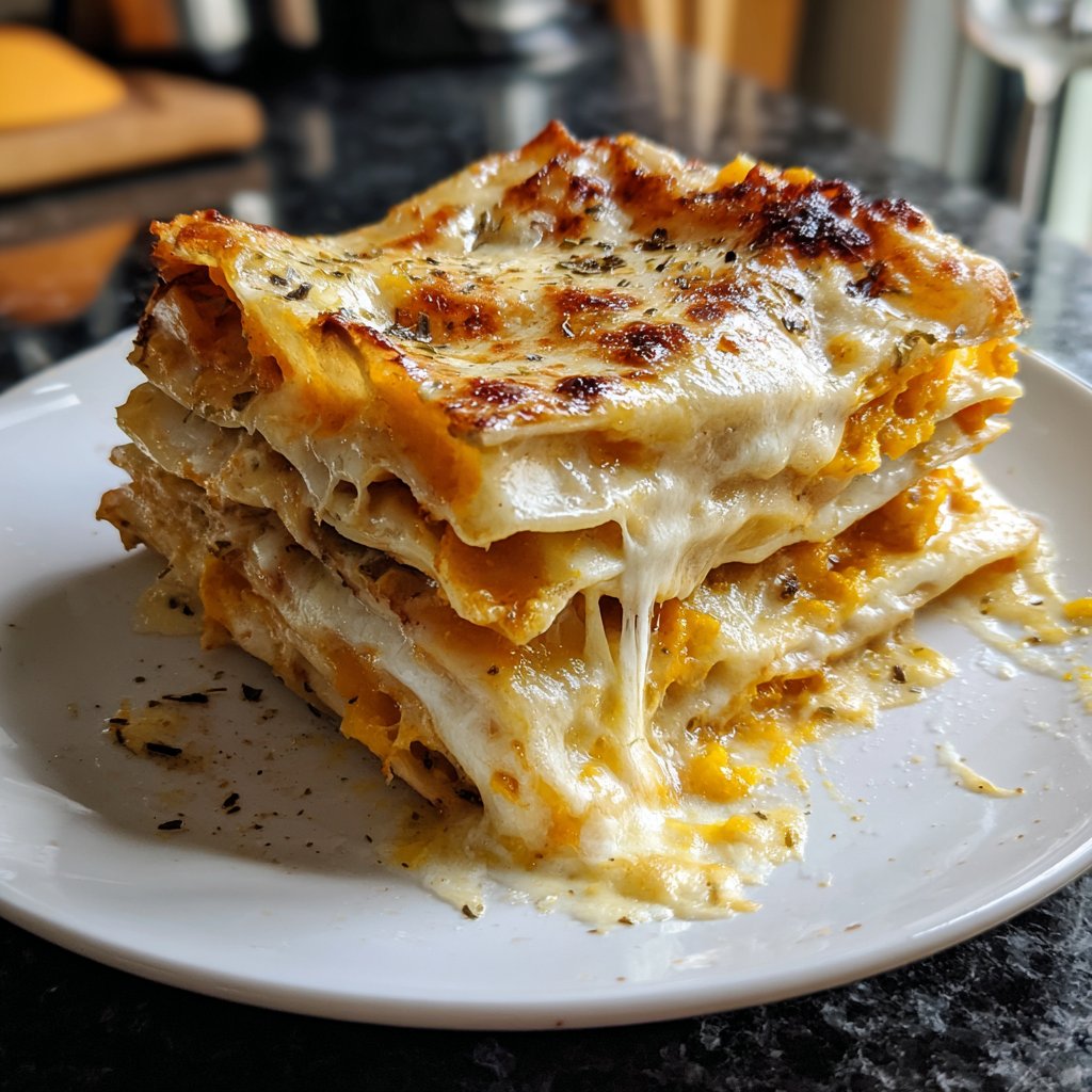 Lasagne mit Kürbis
