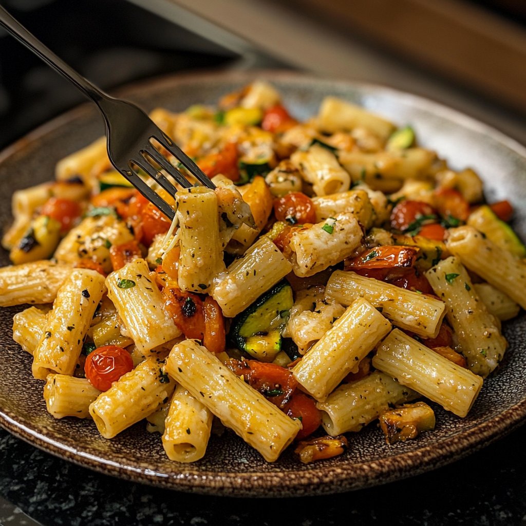 Rigatoni mit Ofengemüse