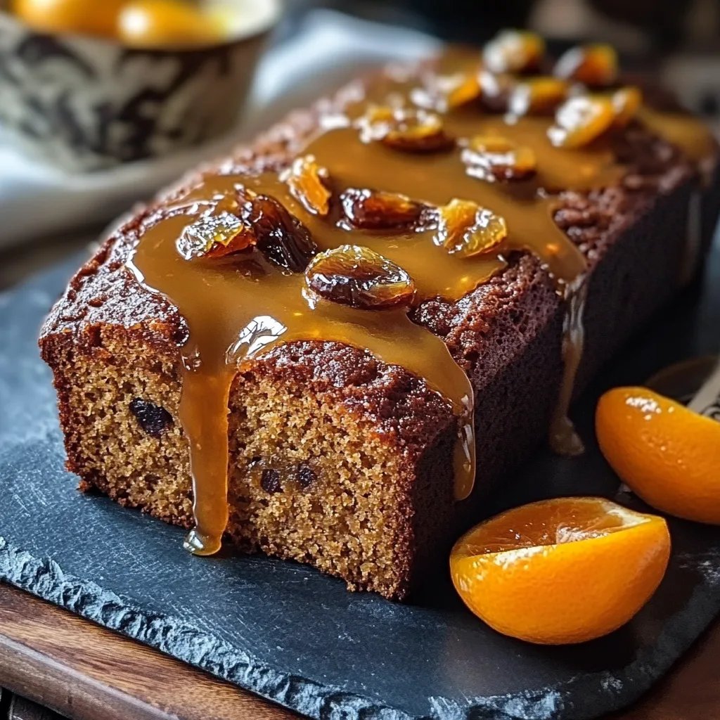 Einfacher Orangensaftkuchen – Datteln und Orangenkuchen mit Orangenglasur