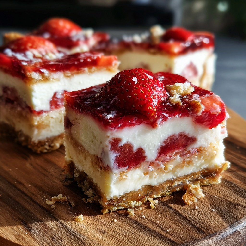 Erdbeer Quark Schnitten