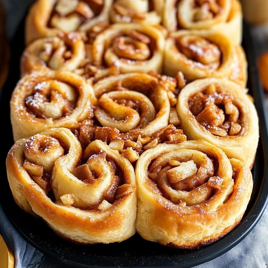 Apfel-Zimtschnecken