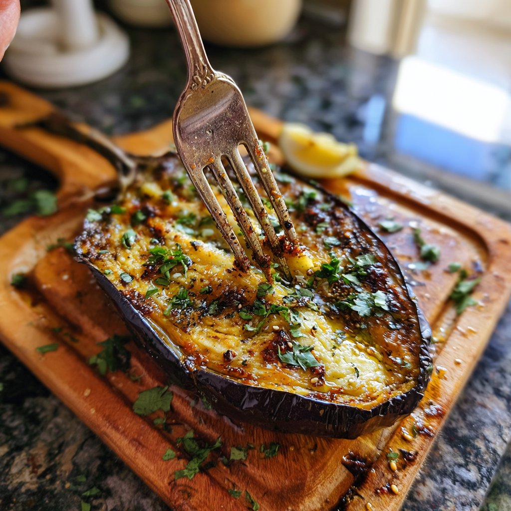 Auberginen mediterran gebraten