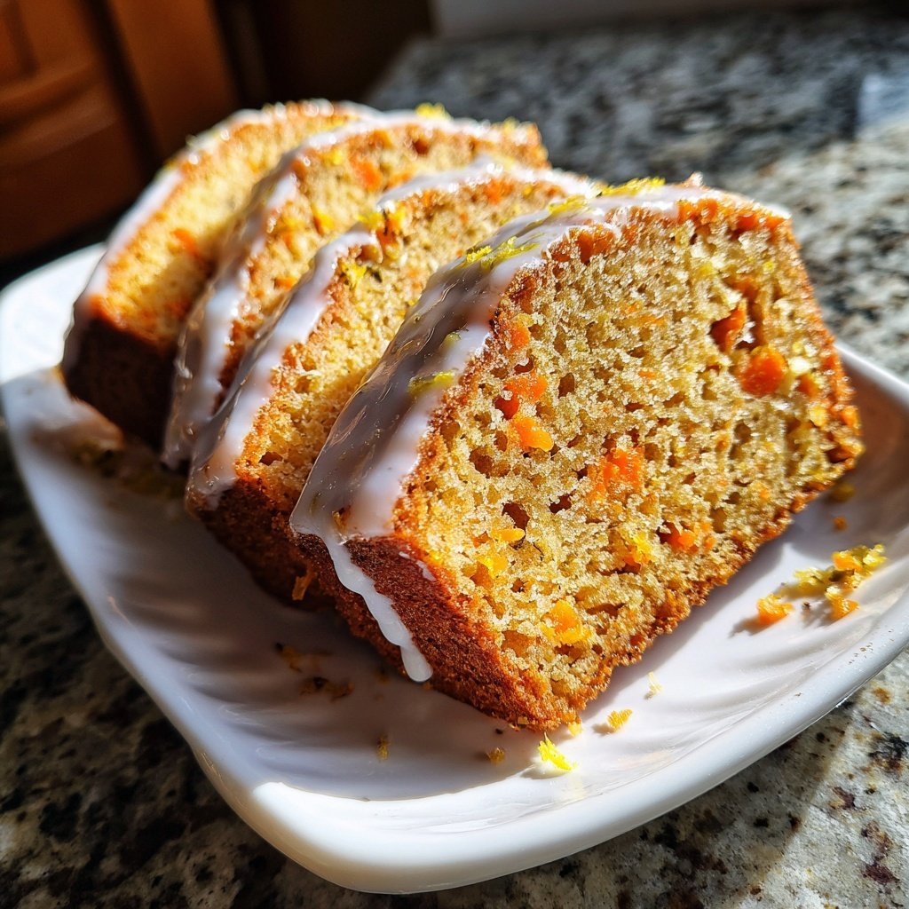 Karottenkuchen Mit Zitronenguss