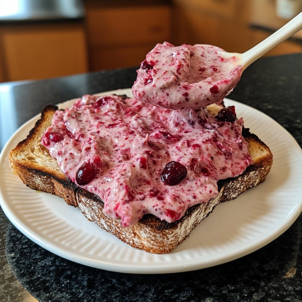 Cranberry-Curd