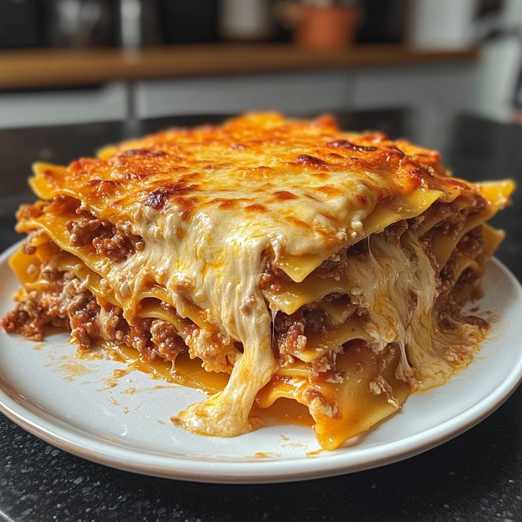 Lasagne mit cremiger Béchamelsauce