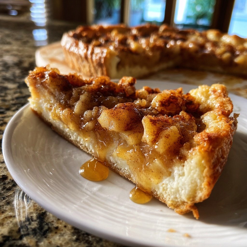 Pfannkuchen mit Apfelkompott