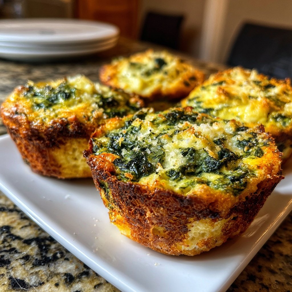 Mini-Quiches mit Spinat