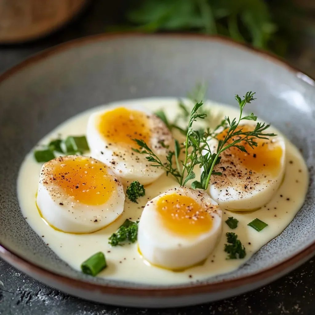 Senfeier – Eier in Senfsoße