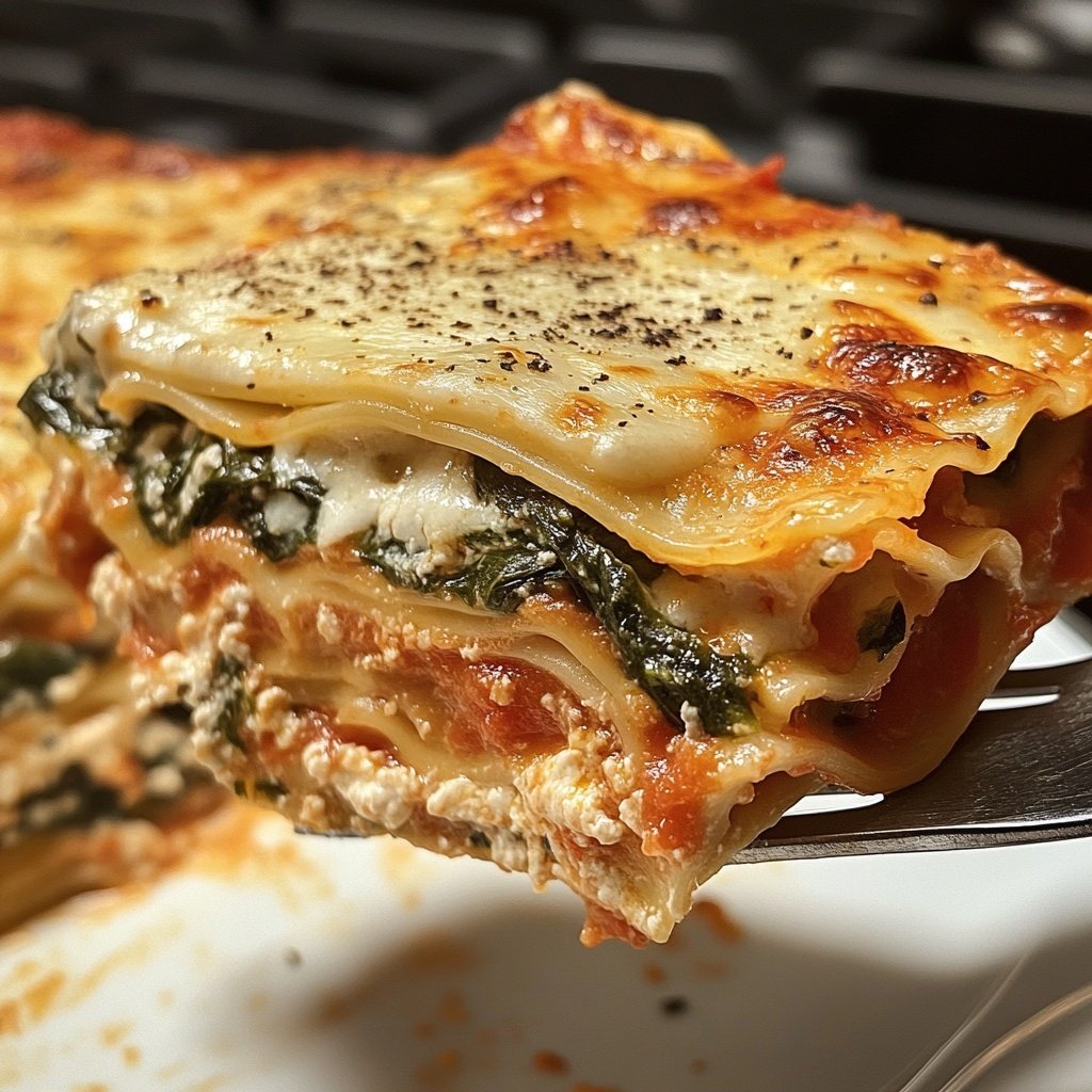 Vegetarische Lasagne mit Gemüse