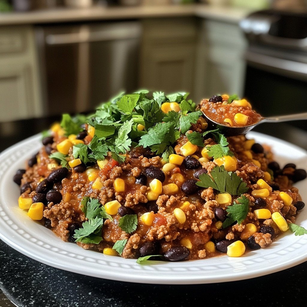 Chili sin Carne mit Koriander