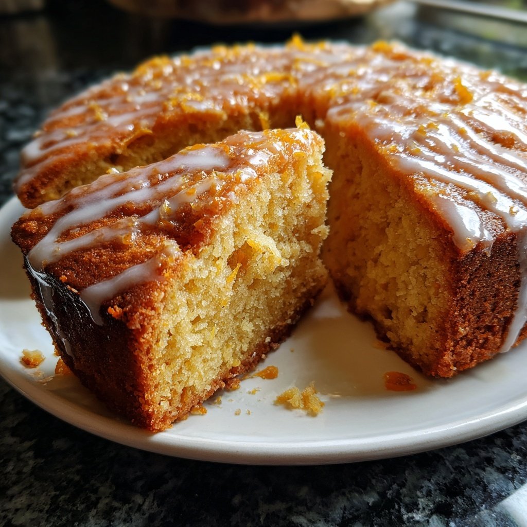 Saftiger Karottenkuchen Mit Orangenabrieb