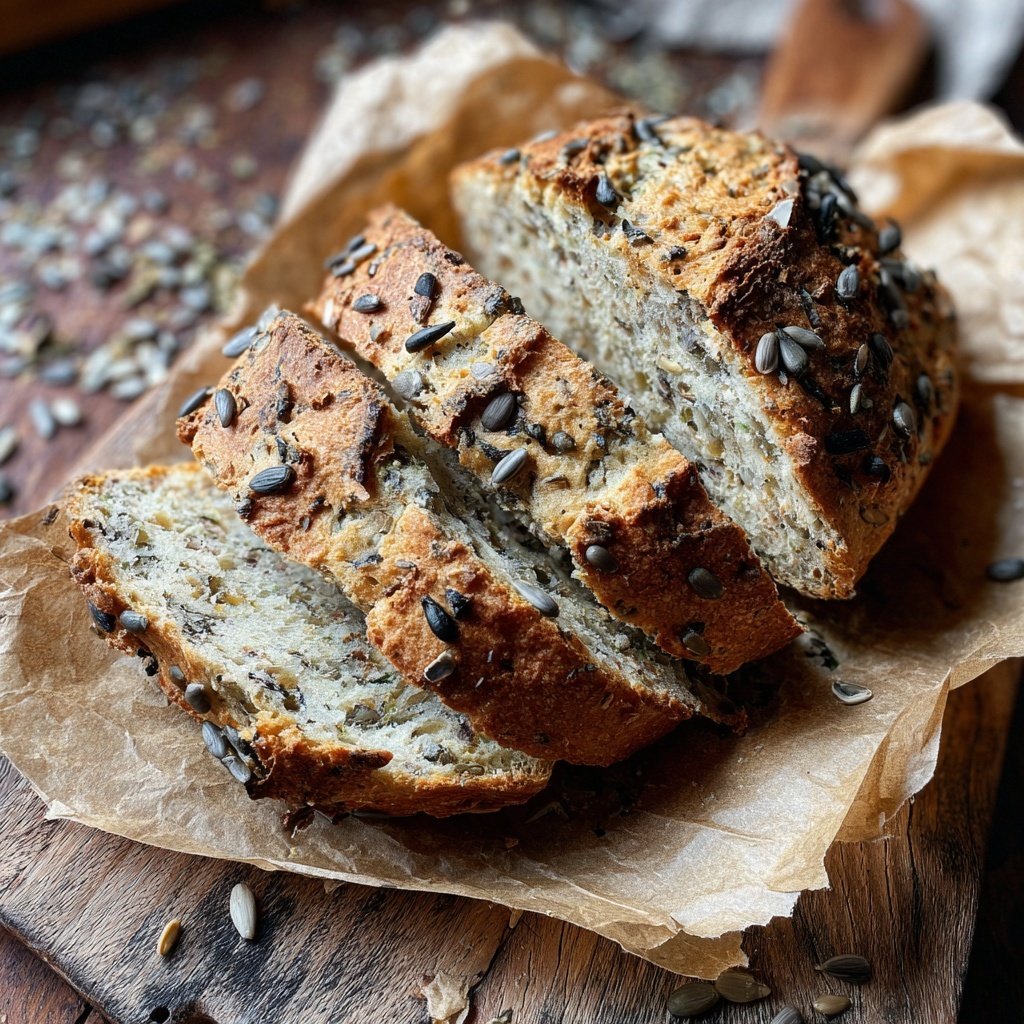 Zupfbrot Mit Sonnenblumenkernen